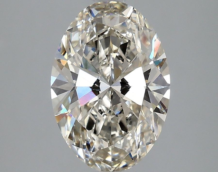 2.18 Carat Oval Shaped Ideal Cut VVS2 IGI Certified Lab Grown Diamond