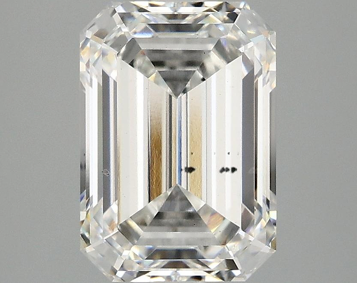 3.05 Carat Emerald Shaped Ideal Cut SI1 IGI Certified Lab Grown Diamond