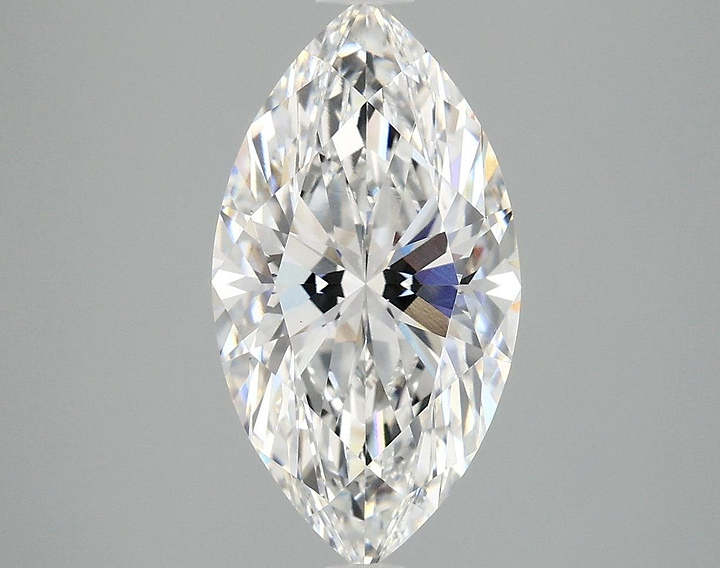 3.01 Carat Marquise Shaped Excellent Cut VVS2 IGI Certified Lab Grown Diamond