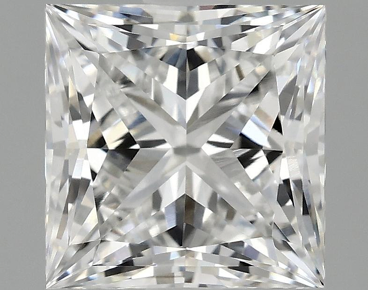 2.04 Carat Princess Shaped Ideal Cut VVS2 IGI Certified Lab Grown Diamond