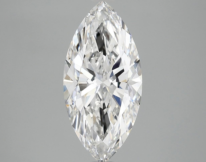 2.01 Carat Marquise Shaped Excellent Cut VVS2 IGI Certified Lab Grown Diamond