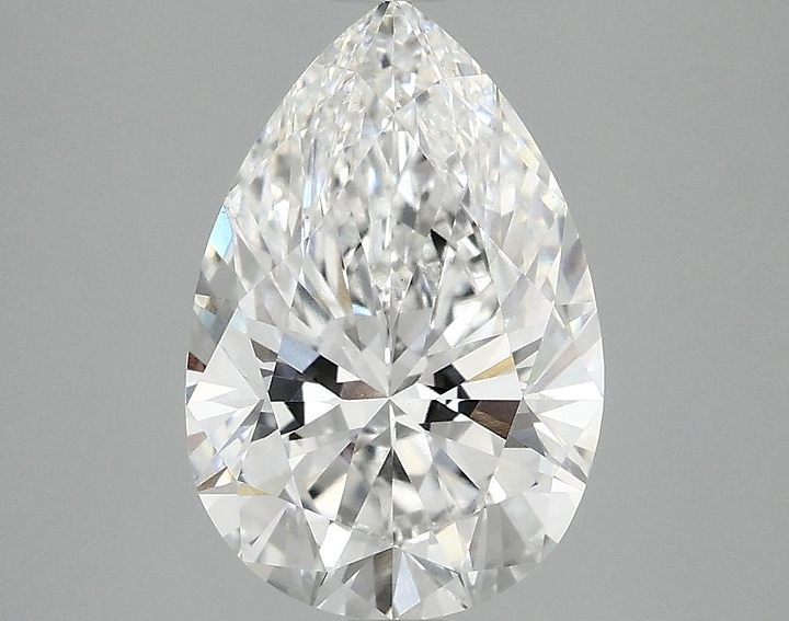 3.01 Carat Pear Shaped Excellent Cut VS1 IGI Certified Lab Grown Diamond