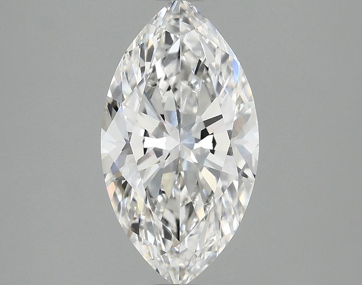2.01 Carat Marquise Shaped Excellent Cut VVS2 IGI Certified Lab Grown Diamond
