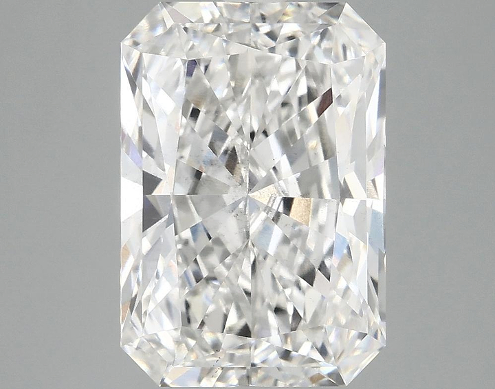4.08 Carat Radiant Shaped Ideal Cut SI1 IGI Certified Lab Grown Diamond