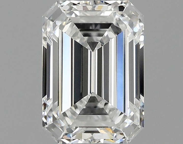 0.97 Carat Emerald Shaped Ideal Cut VVS2 IGI Certified Lab Grown Diamond