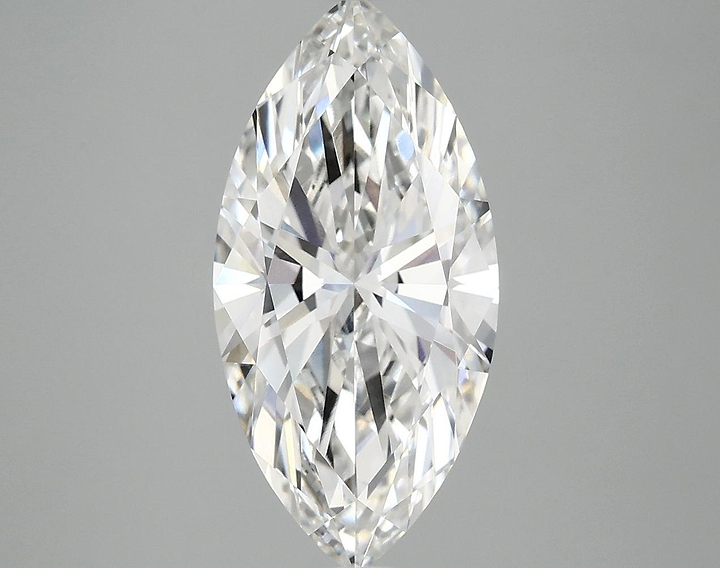 3.0 Carat Marquise Shaped Ideal Cut VVS2 IGI Certified Lab Grown Diamond