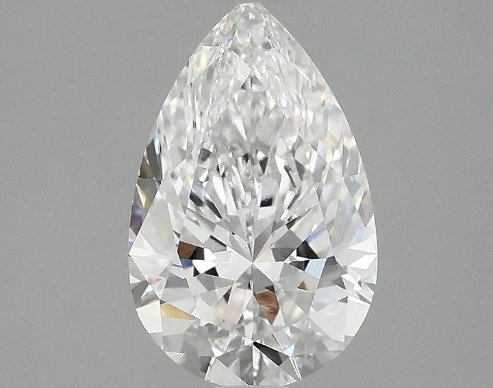 1.57 Carat Pear Shaped Ideal Cut VVS2 IGI Certified Lab Grown Diamond