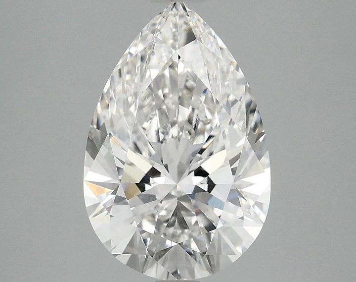 3.09 Carat Pear Shaped Excellent Cut VS1 IGI Certified Lab Grown Diamond