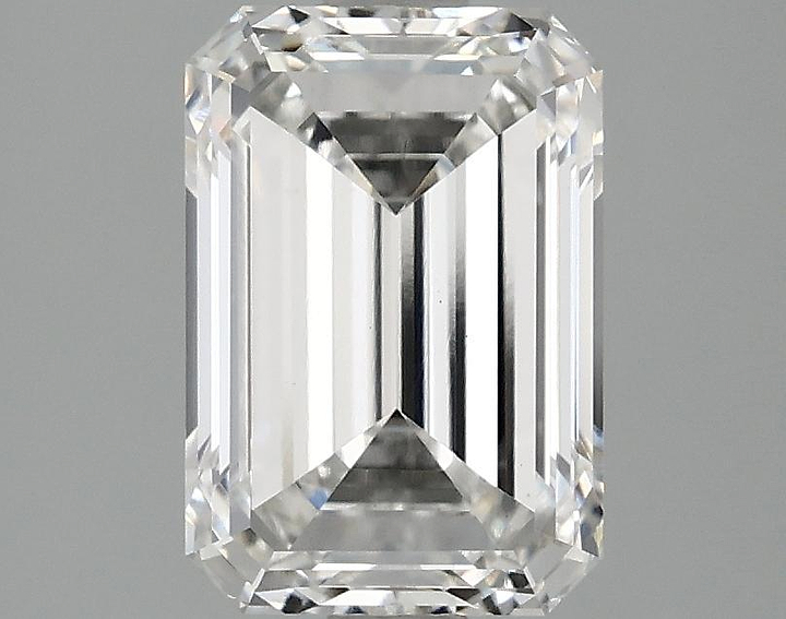 2.5 Carat Emerald Shaped Ideal Cut VS1 IGI Certified Lab Grown Diamond
