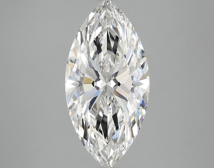 3.06 Carat Marquise Shaped Ideal Cut VVS2 IGI Certified Lab Grown Diamond