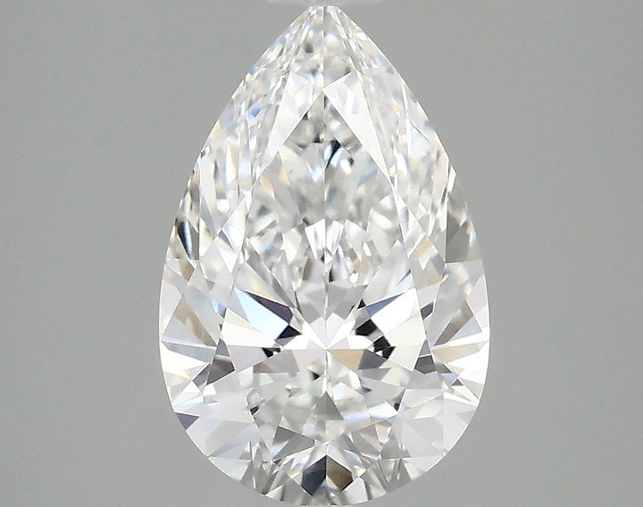 2.02 Carat Pear Shaped Ideal Cut VVS2 IGI Certified Lab Grown Diamond