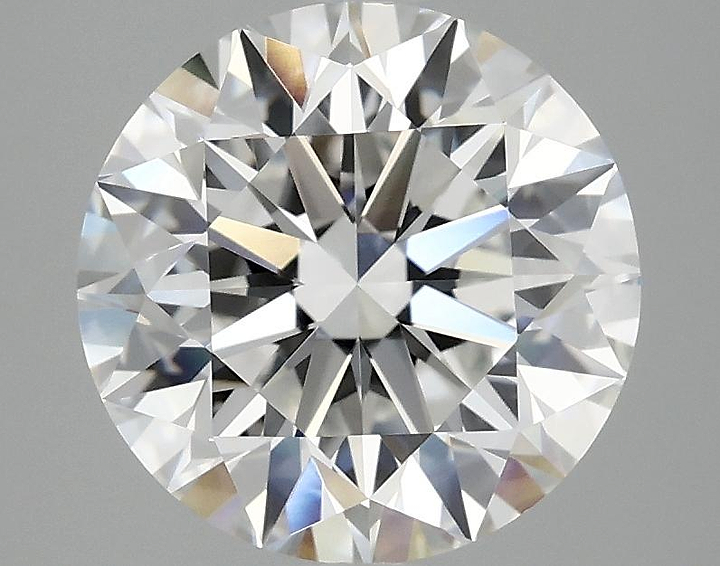 3.08 Carat Round Shaped Excellent Cut VVS2 IGI Certified Lab Grown Diamond