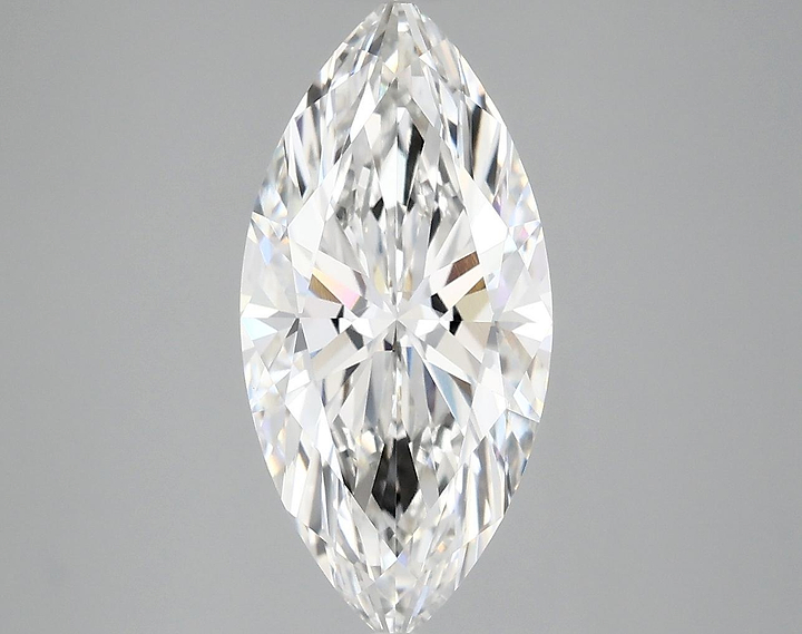 3.03 Carat Marquise Shaped Excellent Cut VVS2 IGI Certified Lab Grown Diamond