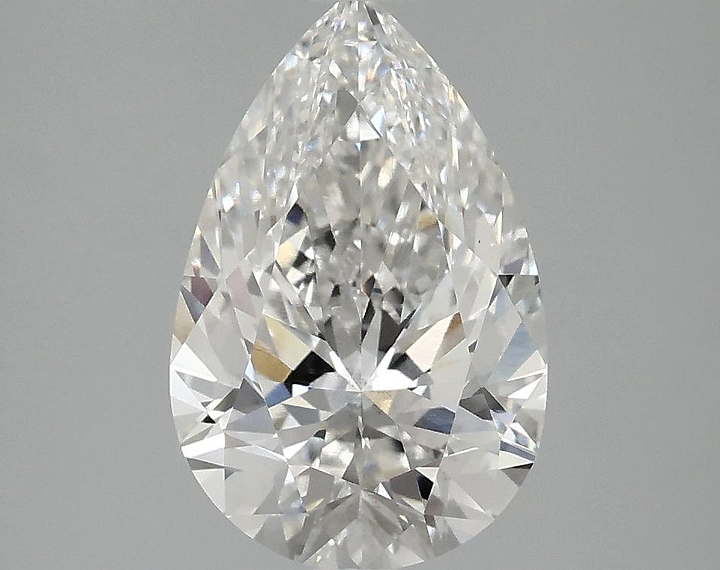 2.52 Carat Pear Shaped Excellent Cut VS2 IGI Certified Lab Grown Diamond