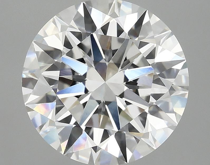 3.09 Carat Round Shaped Ideal Cut VVS2 IGI Certified Lab Grown Diamond