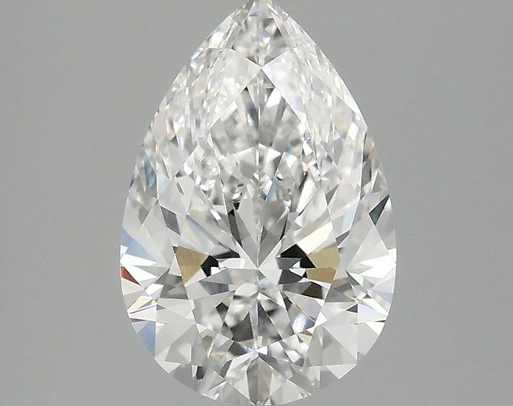 2.03 Carat Pear Shaped Excellent Cut VVS2 IGI Certified Lab Grown Diamond