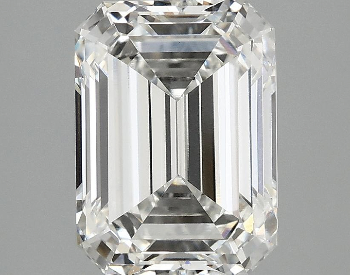3.02 Carat Emerald Shaped Excellent Cut VVS2 IGI Certified Lab Grown Diamond