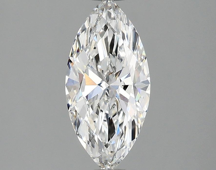 0.97 Carat Marquise Shaped Excellent Cut VVS2 IGI Certified Lab Grown Diamond