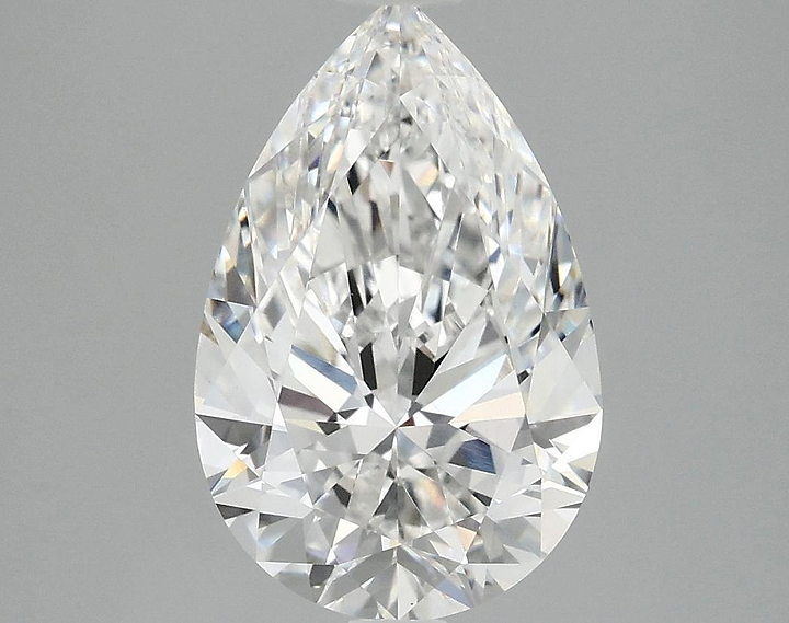 3.02 Carat Pear Shaped Ideal Cut VS1 IGI Certified Lab Grown Diamond