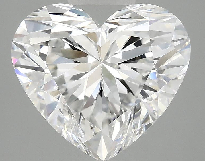 3.1 Carat Heart Shaped Ideal Cut VVS2 IGI Certified Lab Grown Diamond