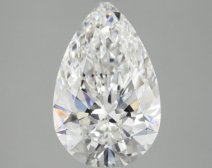 2.88 Carat Pear Shaped Ideal Cut VVS2 IGI Certified Lab Grown Diamond