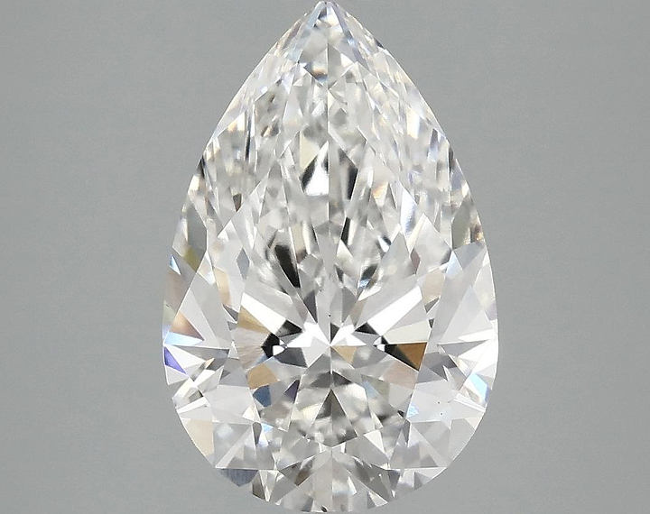 3.09 Carat Pear Shaped Ideal Cut VS1 IGI Certified Lab Grown Diamond