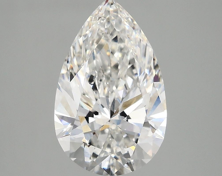 2.55 Carat Pear Shaped Ideal Cut VVS2 IGI Certified Lab Grown Diamond