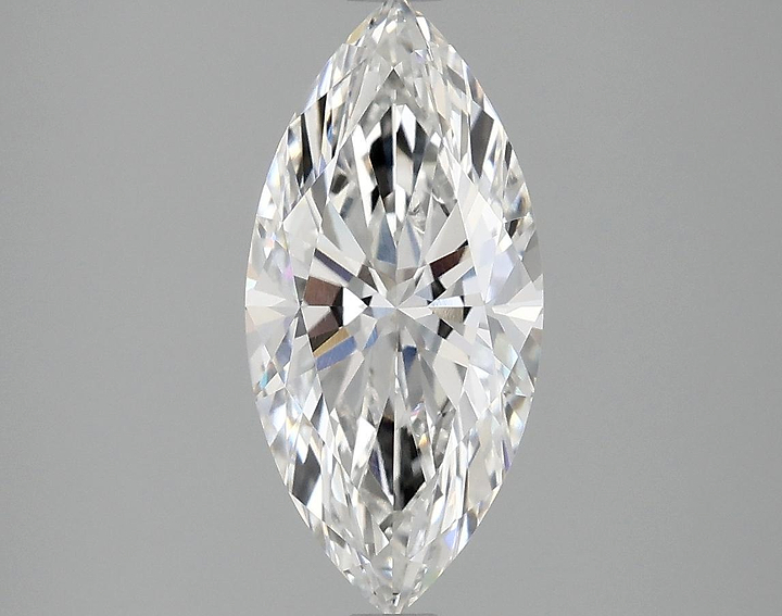 2.04 Carat Marquise Shaped Excellent Cut VVS2 IGI Certified Lab Grown Diamond