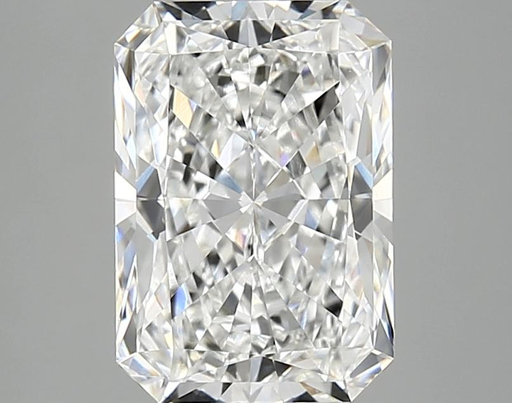 3.08 Carat Radiant Shaped Ideal Cut VVS2 IGI Certified Lab Grown Diamond