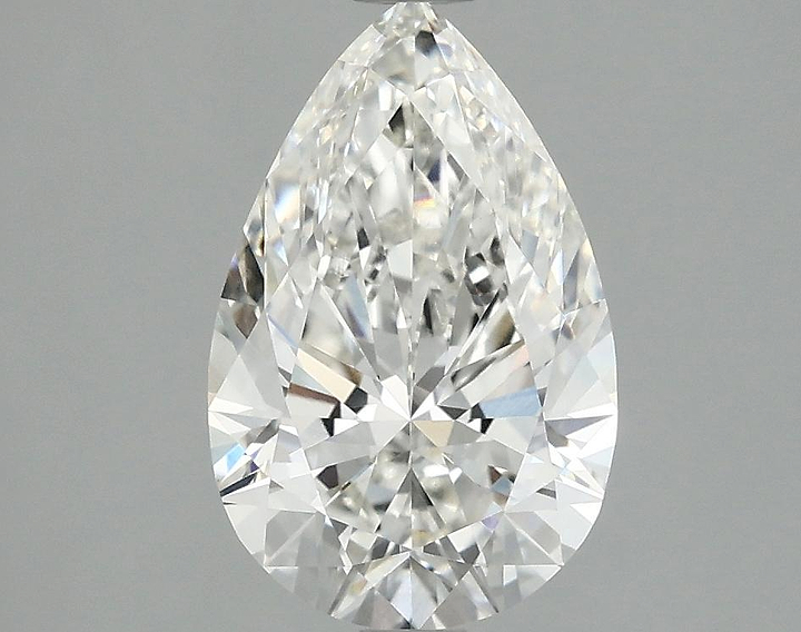 2.08 Carat Pear Shaped Ideal Cut VVS2 IGI Certified Lab Grown Diamond