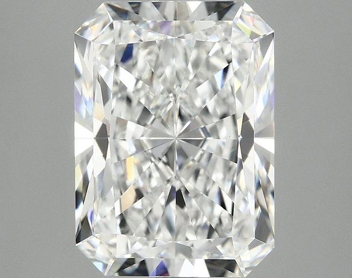 4.08 Carat Radiant Shaped Excellent Cut VVS2 IGI Certified Lab Grown Diamond