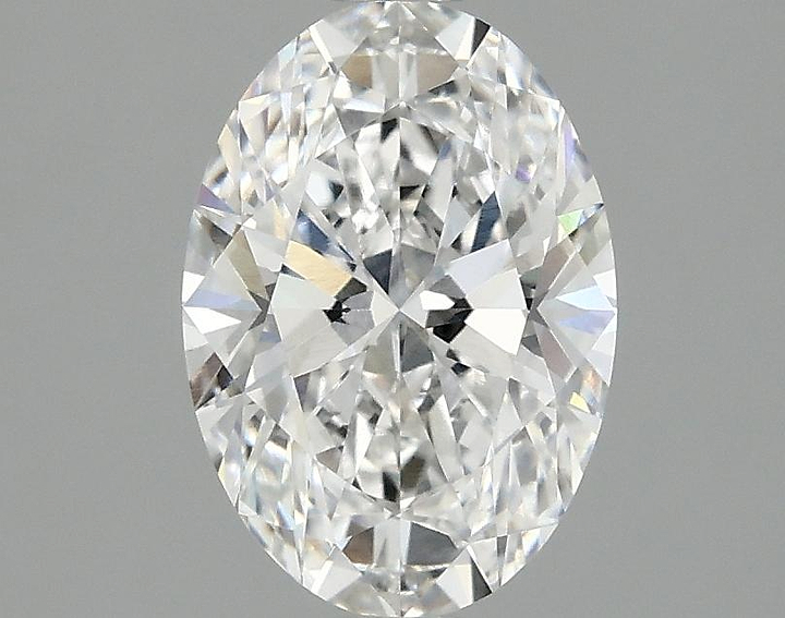 1.58 Carat Oval Shaped Ideal Cut VVS2 IGI Certified Lab Grown Diamond