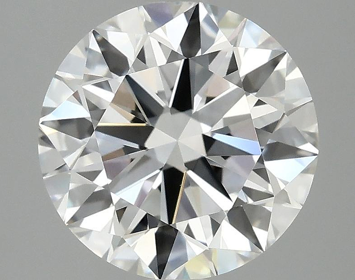 3.07 Carat Round Shaped Excellent Cut VVS2 IGI Certified Lab Grown Diamond