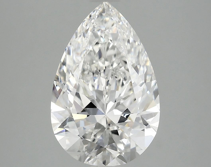 3.03 Carat Pear Shaped Excellent Cut VVS2 IGI Certified Lab Grown Diamond