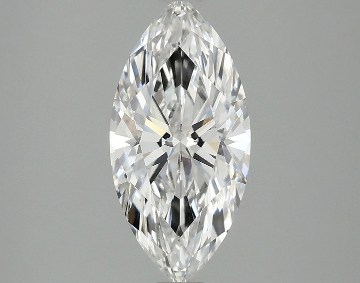 2.08 Carat Marquise Shaped Excellent Cut VVS2 IGI Certified Lab Grown Diamond