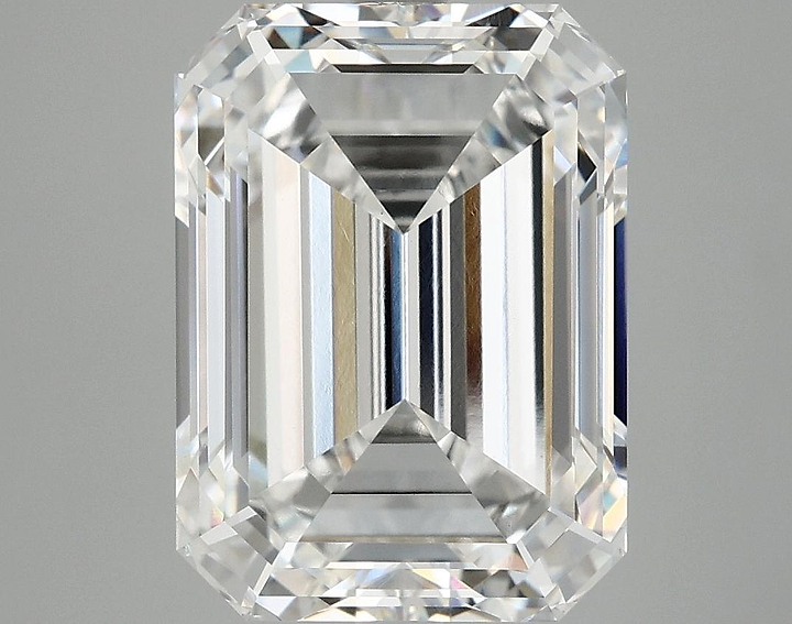 7.17 Carat Emerald Shaped Excellent Cut VVS2 IGI Certified Lab Grown Diamond