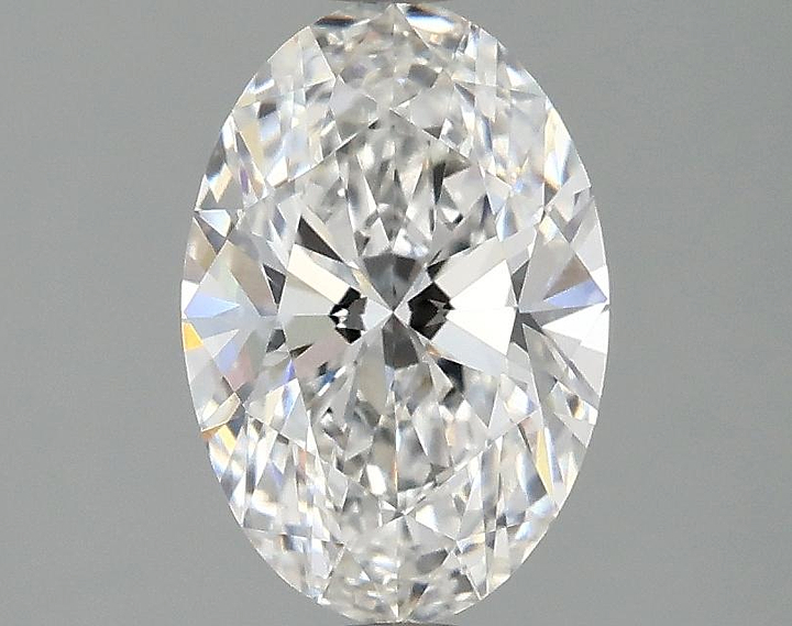 1.54 Carat Oval Shaped Ideal Cut VVS2 IGI Certified Lab Grown Diamond