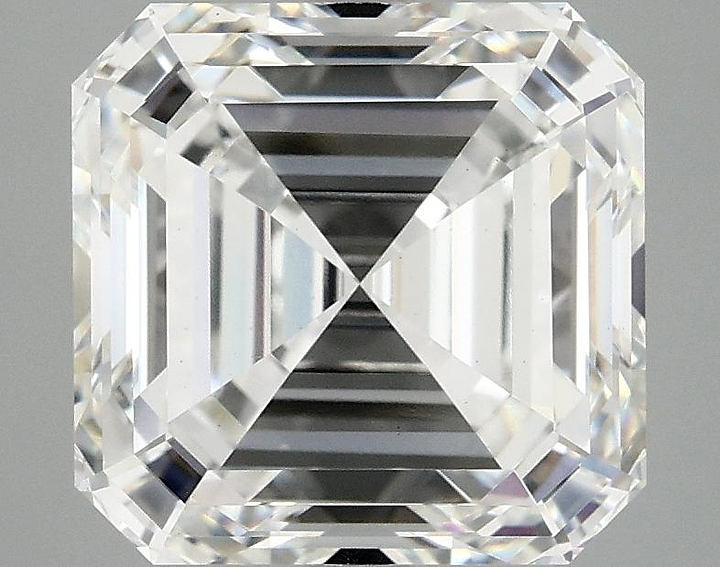 4.58 Carat Asscher Shaped Ideal Cut VS1 IGI Certified Lab Grown Diamond