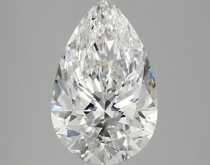 2.52 Carat Pear Shaped Ideal Cut VS1 IGI Certified Lab Grown Diamond