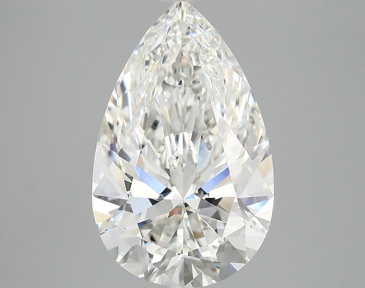 4.02 Carat Pear Shaped Ideal Cut VS1 IGI Certified Lab Grown Diamond