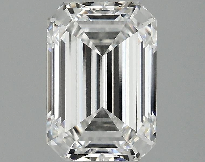 2.04 Carat Emerald Shaped Ideal Cut VVS2 IGI Certified Lab Grown Diamond