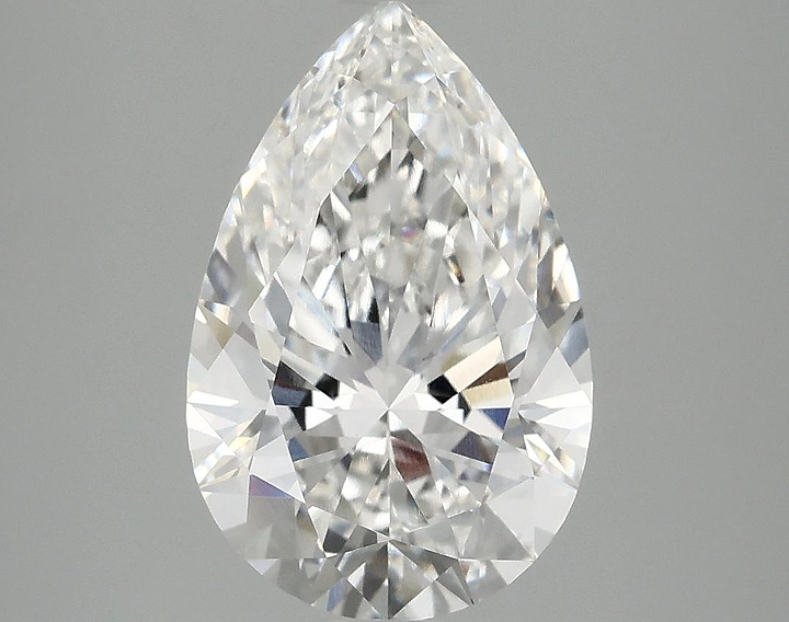 3.09 Carat Pear Shaped Excellent Cut VVS2 IGI Certified Lab Grown Diamond
