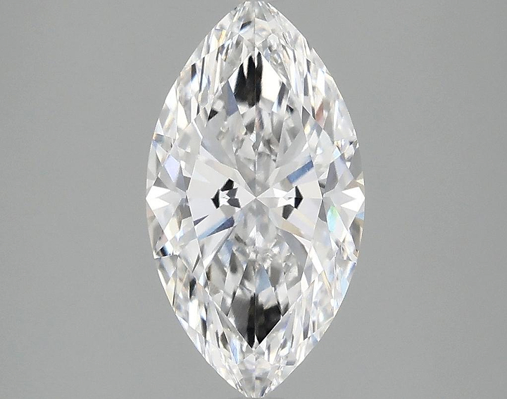 1.9 Carat Marquise Shaped Excellent Cut VVS2 IGI Certified Lab Grown Diamond