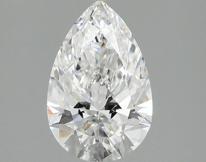 1.56 Carat Pear Shaped Ideal Cut VVS2 IGI Certified Lab Grown Diamond