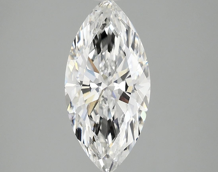 1.98 Carat Marquise Shaped Excellent Cut VVS2 IGI Certified Lab Grown Diamond