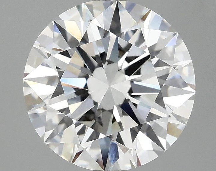 3.07 Carat Round Shaped Ideal Cut VVS2 IGI Certified Lab Grown Diamond