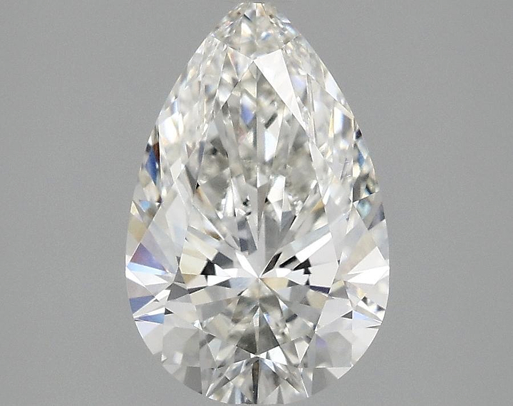1.77 Carat Pear Shaped Ideal Cut VVS2 IGI Certified Lab Grown Diamond