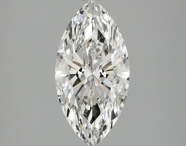 1.5 Carat Marquise Shaped Ideal Cut VVS2 IGI Certified Lab Grown Diamond