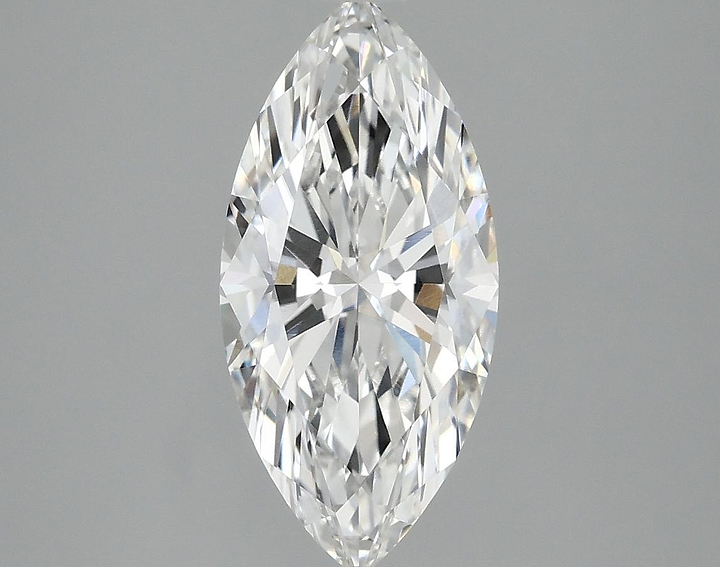 2.07 Carat Marquise Shaped Excellent Cut VVS2 IGI Certified Lab Grown Diamond
