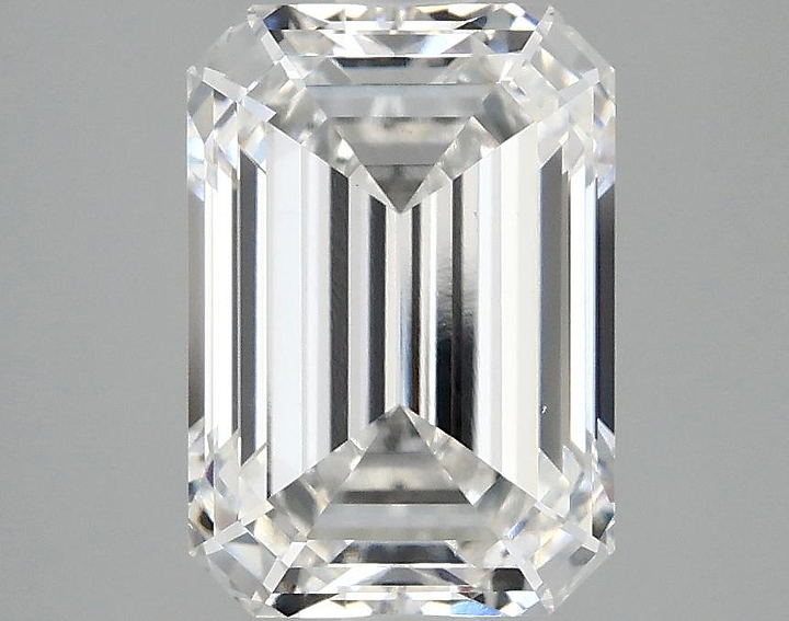 3.09 Carat Emerald Shaped Ideal Cut VS1 IGI Certified Lab Grown Diamond